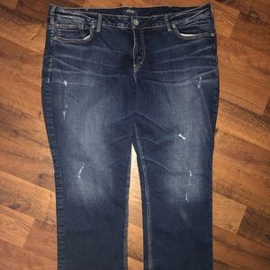 Silver Suki Capris—Size 22